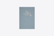 Buchcover und Innenansicht für das Buch: Das 6-Minuten-Tagebuch pur (aquarellblau)
