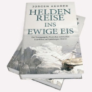 Buchcover und Innenansicht für das Buch: Heldenreise ins ewige Eis