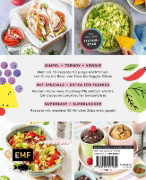 Buchcover und Innenansicht für das Buch: Veggie kitchen - Das Kochbuch für Teenager