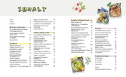 Buchcover und Innenansicht für das Buch: Veggie kitchen - Das Kochbuch für Teenager