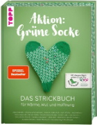 Buchcover und Innenansicht für das Buch: Aktion: Grüne Socke! - Das Strickbuch