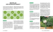 Buchcover und Innenansicht für das Buch: Gartenmomente: Kräuter im Garten