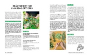 Buchcover und Innenansicht für das Buch: Gartenmomente: Kräuter im Garten