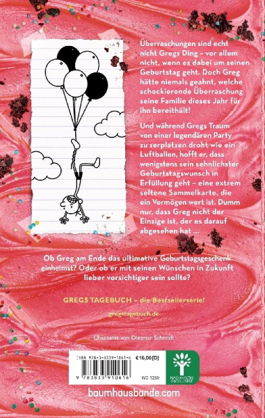 Buchcover und Innenansicht für das Buch: Diary of a Wimpy Kid 20