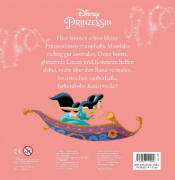 Buchcover und Innenansicht für das Buch: Disney Prinzessin: Meine Glitzer-Mandalas zum Ausmalen
