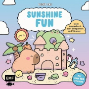 Buchcover und Innenansicht für das Buch: Sunshine Fun - Cozy Ausmalbuch zum Entspannen und Träumen