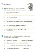 Buchcover und Innenansicht für das Buch: Fit für Deutsch 4. Klasse. Mein 5-Minuten-Block