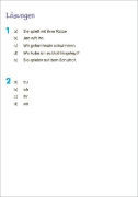 Buchcover und Innenansicht für das Buch: Fit für Deutsch 4. Klasse. Mein 5-Minuten-Block
