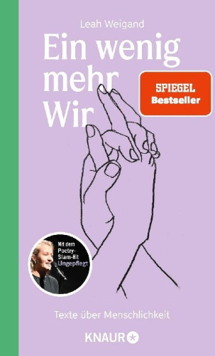 Buchcover und Innenansicht für das Buch: Ein wenig mehr Wir