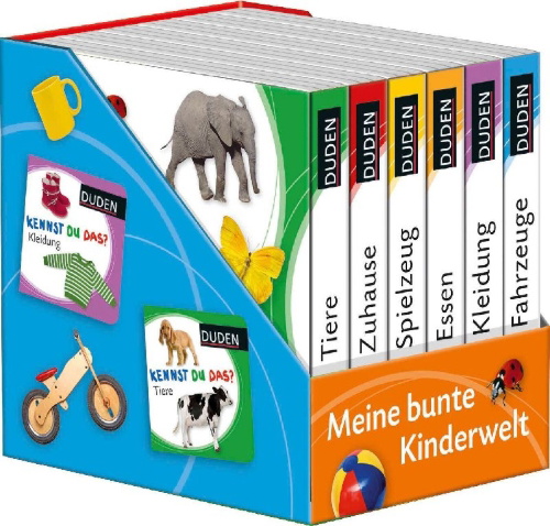 Buchcover und Innenansicht für das Buch: Kennst du das? Meine bunte Kinderwelt