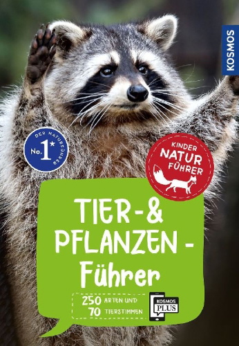 Buchcover und Innenansicht für das Buch: Tier- und Pflanzenführer. Kindernaturführer
