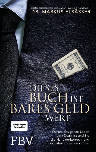 Buchcover und Innenansicht für das Buch: Dieses Buch ist bares Geld wert