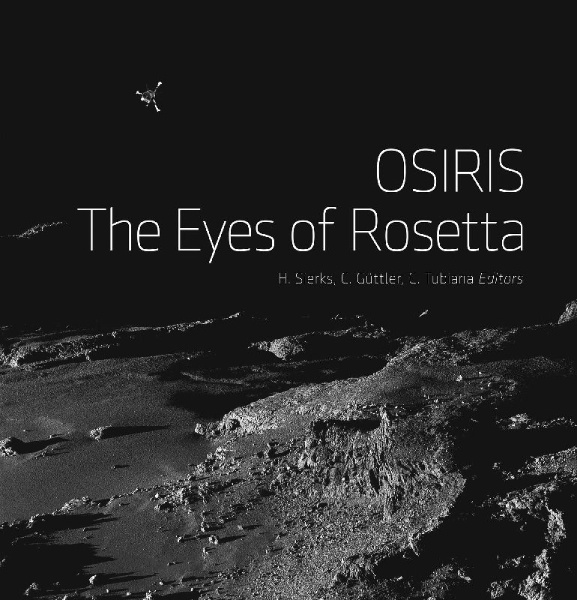 Buchcover und Innenansicht für das Buch: OSIRIS - The Eyes of Rosetta