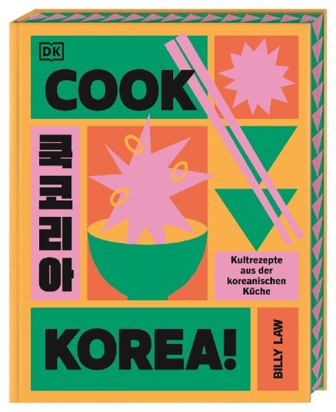 Buchcover und Innenansicht für das Buch: Cook Korea!