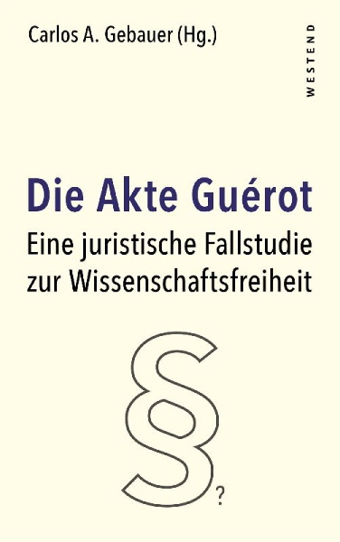 Buchcover und Innenansicht für das Buch: Die Akte Guérot