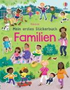Buchcover und Innenansicht für das Buch: Mein erstes Stickerbuch: Familien