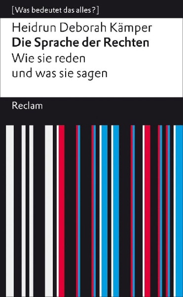 Buchcover und Innenansicht für das Buch: Die Sprache der Rechten. Wie sie reden und was sie sagen