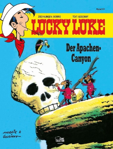 Buchcover und Innenansicht für das Buch: Lucky Luke 6: Canyon Apache