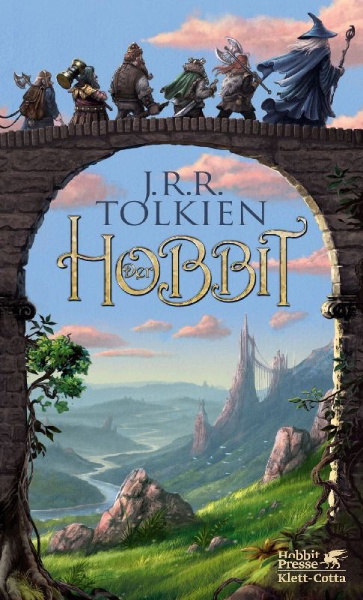 Buchcover und Innenansicht für das Buch: The Hobbit or There and Back Again