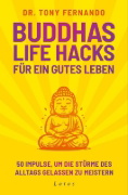Buchcover und Innenansicht für das Buch: Life Hacks from the Buddha