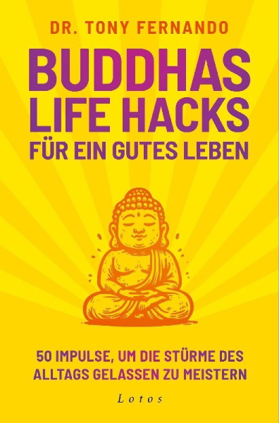 Buchcover und Innenansicht für das Buch: Life Hacks from the Buddha