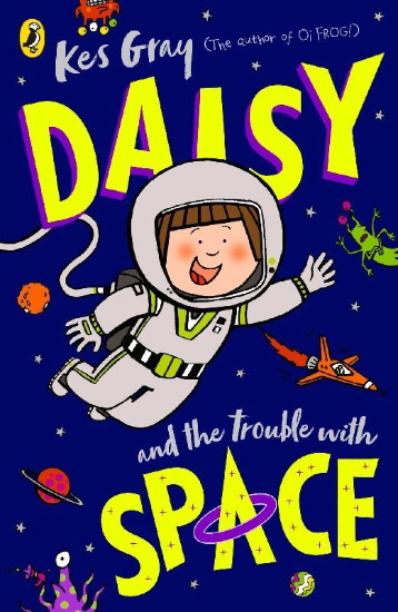 Buchcover und Innenansicht für das Buch: Daisy and the Trouble With Space