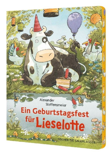 Buchcover und Innenansicht für das Buch: Ein Geburtstagsfest für Lieselotte