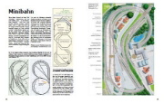 Buchcover und Innenansicht für das Buch: Modellbahn-Anlagen mit Pfiff: Konzepte, Gleispläne, 3D-Ansichten