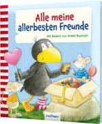 Buchcover und Innenansicht für das Buch: Der kleine Rabe Socke: Alle meine allerbesten Freunde