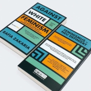 Buchcover und Innenansicht für das Buch: Against White Feminism. Notes on Disruption
