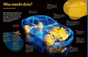 Buchcover und Innenansicht für das Buch: WAS IST WAS Autos. Wie fahren wir in die Zukunft?