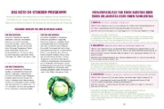 Buchcover und Innenansicht für das Buch: Die Peace Food Keto-Kur