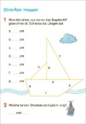 Buchcover und Innenansicht für das Buch: Fit für Mathe 2. Klasse. Mein 5-Minuten-Block