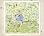 Buchcover und Innenansicht für das Buch: Chiemgau. Wandern für die Seele