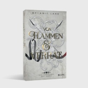 Buchcover und Innenansicht für das Buch: Von Flammen & Verrat (Die Geschichte der Anderswelt 2)
