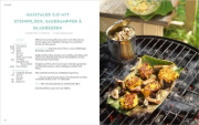 Buchcover und Innenansicht für das Buch: Vegetarische Sommerküche