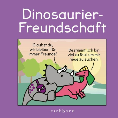 Buchcover und Innenansicht für das Buch: Dinosaur Friendship