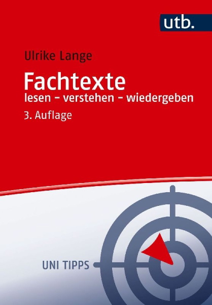 Buchcover und Innenansicht für das Buch: Fachtexte lesen - verstehen - wiedergeben