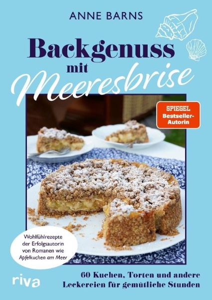 Buchcover und Innenansicht für das Buch: Backgenuss mit Meeresbrise