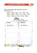 Buchcover und Innenansicht für das Buch: Mein superdicker Deutschblock mit Rabe Linus