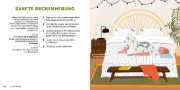 Buchcover und Innenansicht für das Buch: Pyjama-Pilates