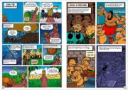 Buchcover und Innenansicht für das Buch: The Lion Kids Bible Comic
