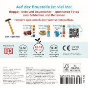 Buchcover und Innenansicht für das Buch: Erstes Lernen Pocket. Baustelle