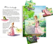 Buchcover und Innenansicht für das Buch: Mein erstes Märchen-Puzzlebuch