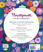 Buchcover und Innenansicht für das Buch: Mein bunter Häkelgarten - 100 wunderschöne Blumen und Blüten häkeln zum Dekorieren und Verschenken