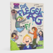Buchcover und Innenansicht für das Buch: Die Flegel-AG: Gib mir ein F!