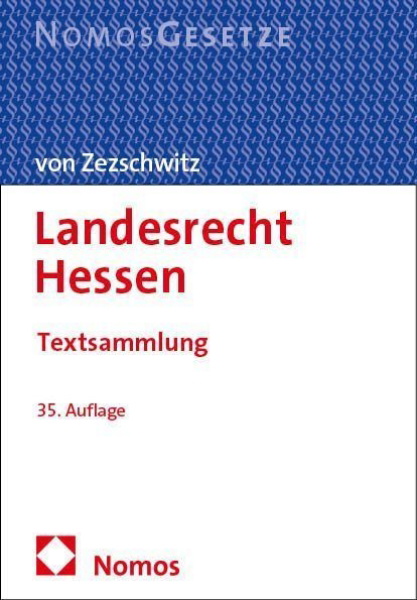 Buchcover und Innenansicht für das Buch: Landesrecht Hessen