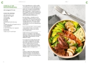 Buchcover und Innenansicht für das Buch: Die besten Salate von A-Z