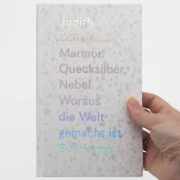 Buchcover und Innenansicht für das Buch: Marmor, Quecksilber, Nebel