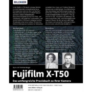 Buchcover und Innenansicht für das Buch: Fujifilm X-T50: Das umfangreiche Praxisbuch zu Ihrer Kamera